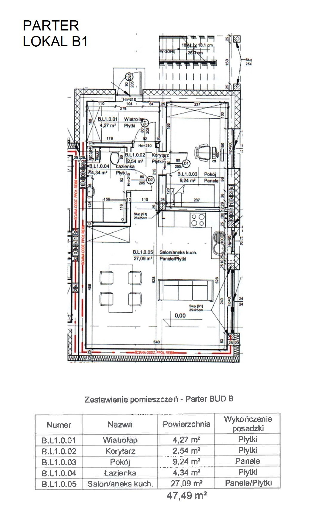 Lokal B1, ul. Józefa Piłsudskiego 21, Ząbki
